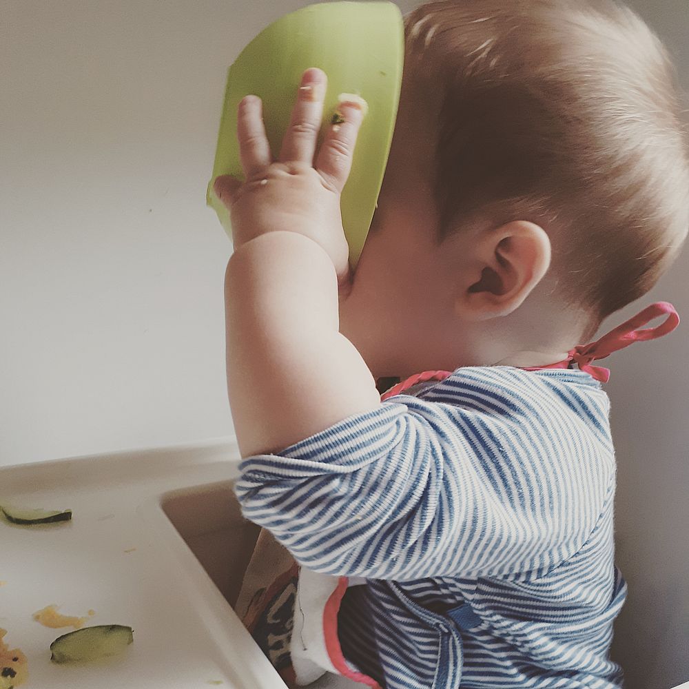 Mit BLW beginnen - ein Hoch auf die Reflexe unserer Babys!